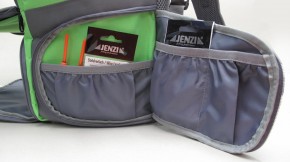 Jenzi Outdoor Fishing Angler-Rucksack Deluxe grün